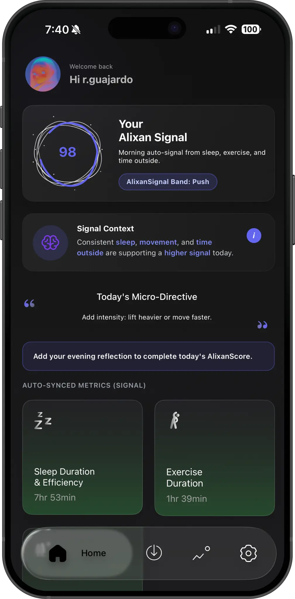 AlixanSignal app preview